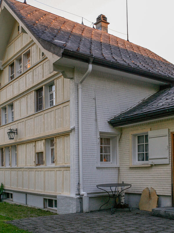 Appenzellerhaus Wissegg — traditionelle Fassade