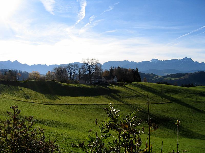 Ausblick zum Alpstein